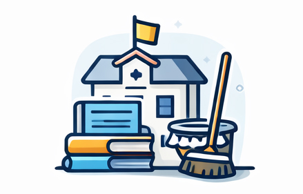 School cleaning